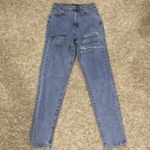 Missguided High Rise Mom Jeans